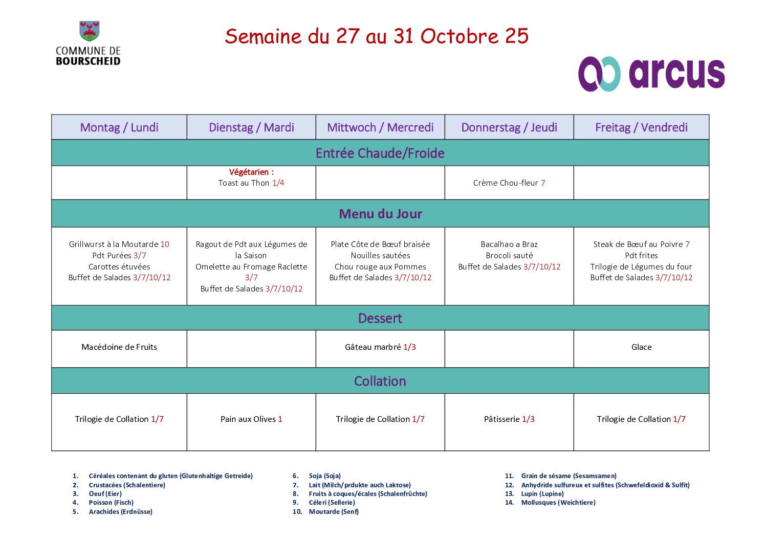Woch 44, Menu 27-31.10