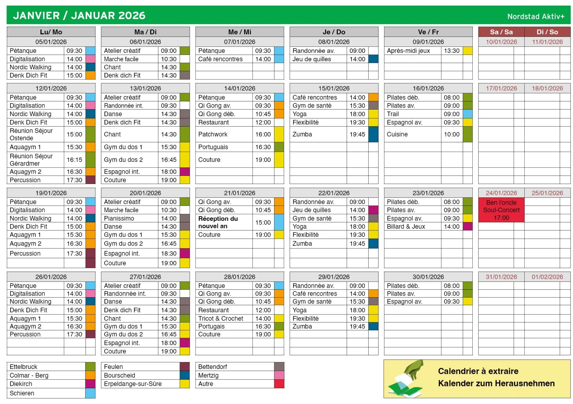 Calendrier 79
