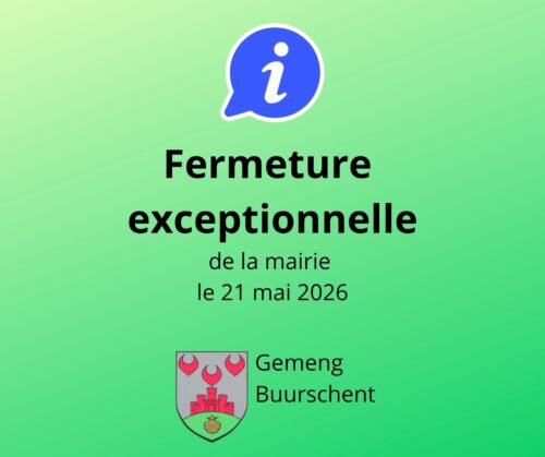 Fermeture exceptionnelle