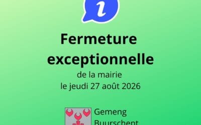 Fermeture exceptionnelle