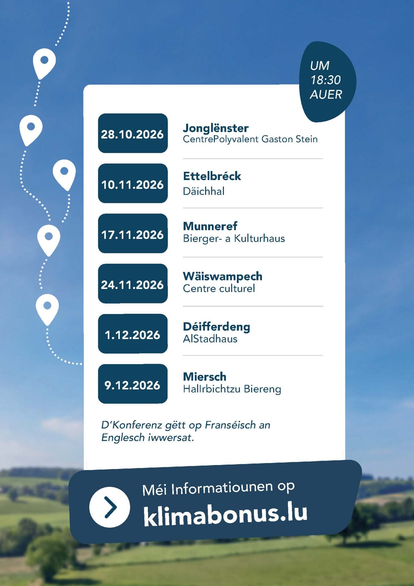Klimabonus Roadshow 